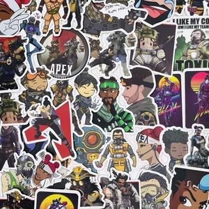 Apex Legends Custom Waterproof Vinyl Stickers Assortment